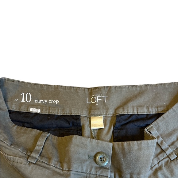 Ann Taylor Loft | Curvy Cropped Capri Pants Size 10 - Picture 5 of 8